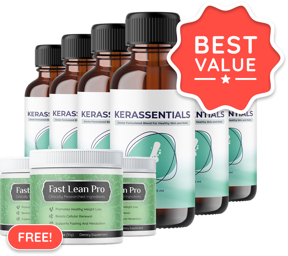 Kerassentials official 6 bottle package best value